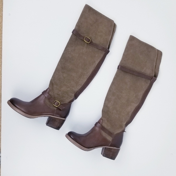 Lucky Brand Roller Tall Leather Suede Boots size 6 - Picture 11 of 16